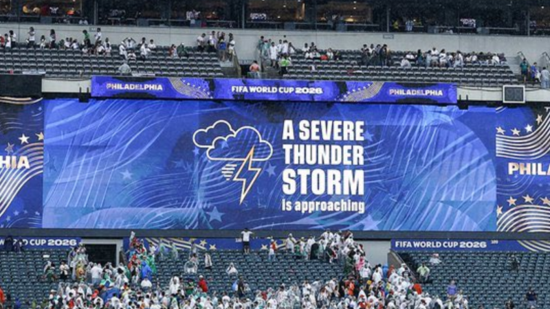 Weather delay: así funciona el protocolo de tormentas durante los partidos del Mundial 2026 en Estados Unidos