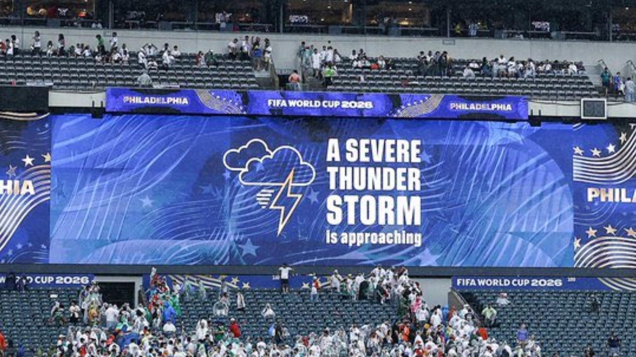 Weather delay: así funciona el protocolo de tormentas durante los partidos del Mundial 2026 en Estados Unidos