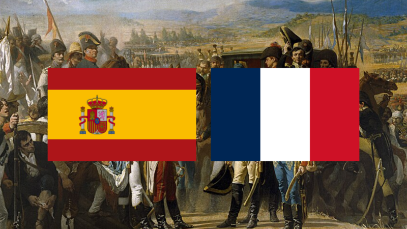 ¿Cuántas veces estuvieron en guerra Francia y España?